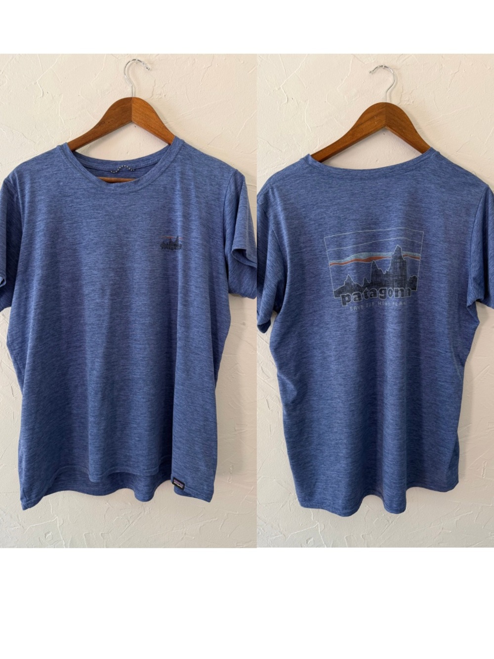 Women's Capilene® Cool Daily Graphic Shirt, Heathered Blue, XL